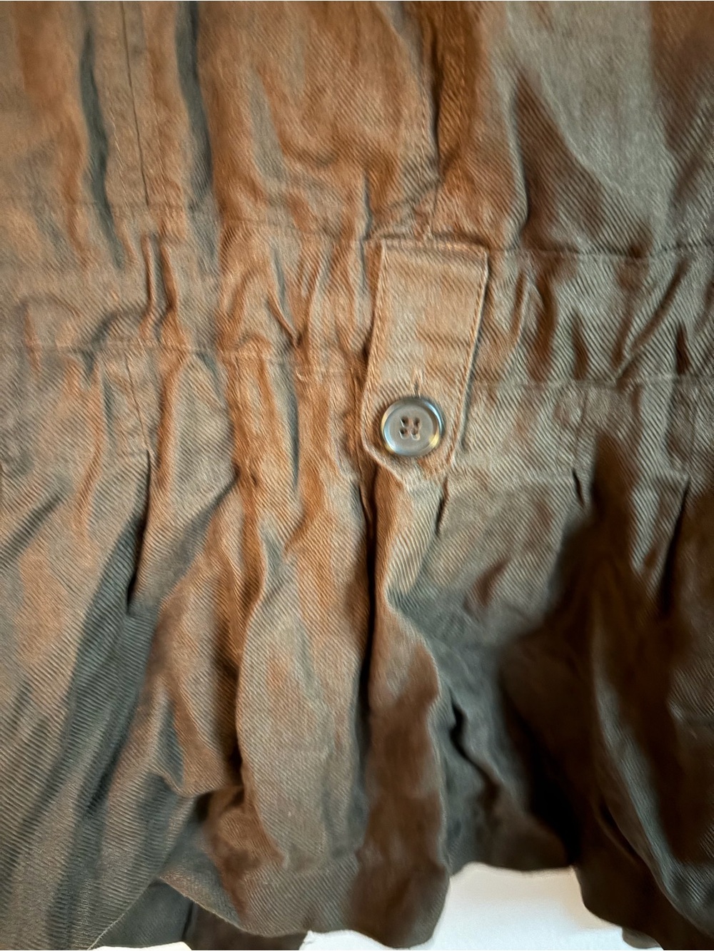 Mario Serrani Brown Utility Jacket with Button Front - Picture 8 of 8